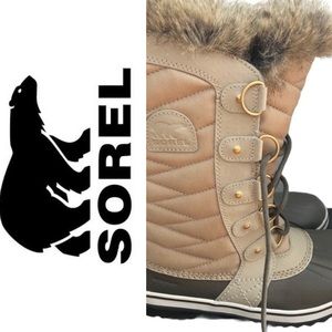 Sorel tall fur boots